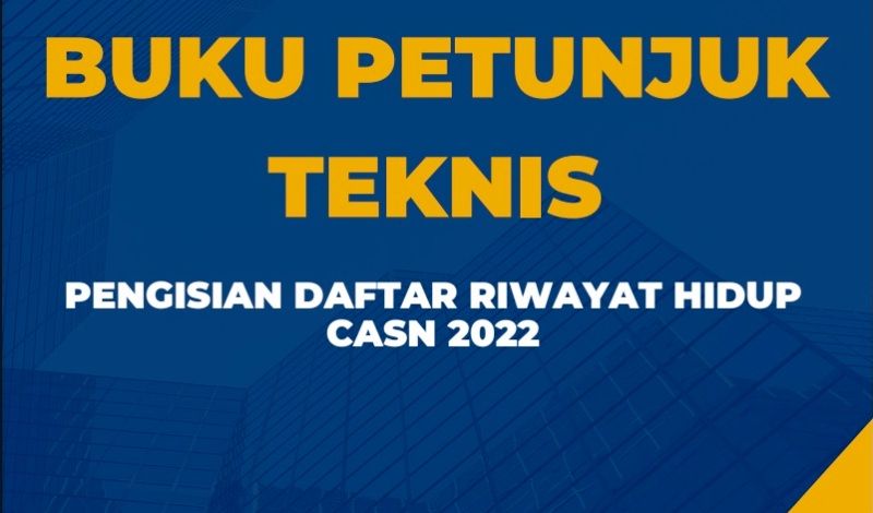 Cara Isi Daftar Riwayat Hidup (DRH) PPPK Tenaga Kesehatan, Guru dan Tenaga Teknis 2022