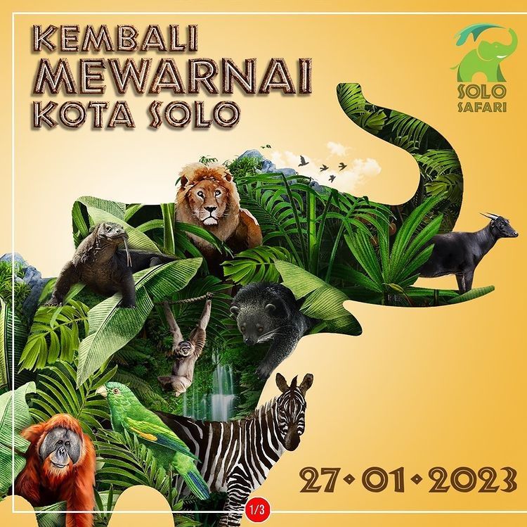 Daftar harga tiket Solo Safari 2023, ini alamatnya dan kapan jadwal pembukaan untuk umum tempat wisata kebun binatang di Solo.