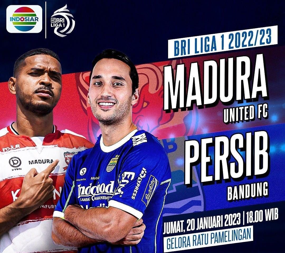 Pilih 2 link nonton live streaming Madura United vs Persib BRI Liga 1 hari ini bukan dari grup Telegram.