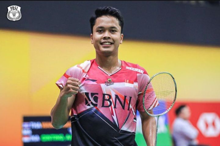 Anthony Sinisuka Ginting salah satu wakil Indonesia yang akan berlaga di Turnamen Badminton Indonesia 2023.  Ini cara untuk mendapatkan tiket pertandingan dan harga tiket kisaran Rp 300 Ribu sampai Rp 2 Juta  