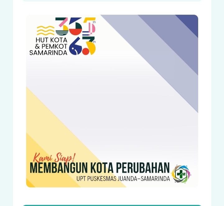 4 Twibbon Hari Jadi Kota Samarinda Ke- 63 Terunik untuk Sambut Ulang Tahun Kota Samarinda