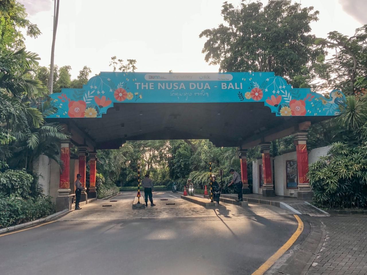 Pintu masuk menuju kompleks ITDC The Nusa Dua Bali.