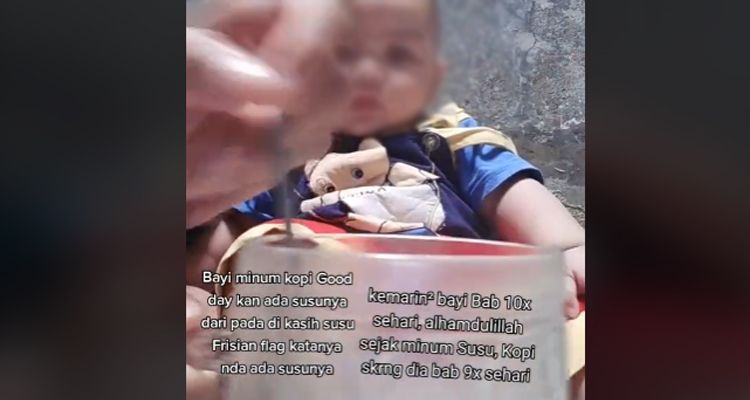 Viral Bayi Diberi Minum Kopi Saset oleh Ibu hingga Sebabkan BAB 9 Kali, Netizen Ramai-ramai Lapor ke KPAI