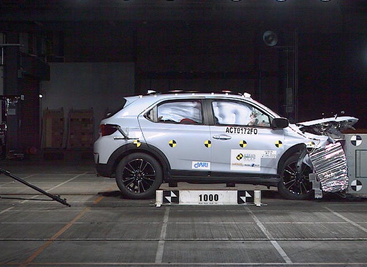 Uji tabrak yang dilakukan pada mobil mini SUV Honda WR V dilakukan oleh ASEAN NCAP pada Januari 2023