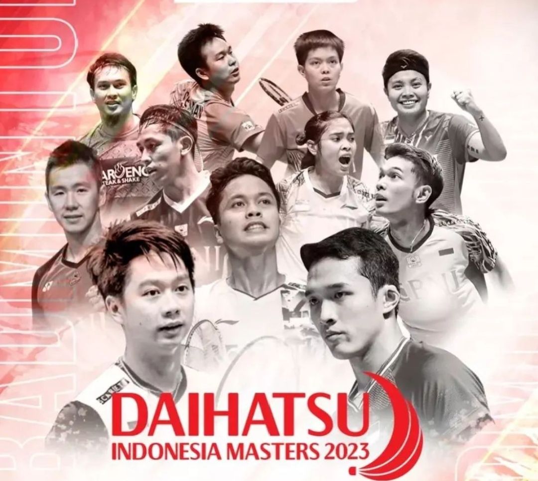 Jadwal, harga tiket dan cara beli tiket Daihatsu Indonesia Masters 2023, berikut daftar pemain bulutangkis Indonesia 