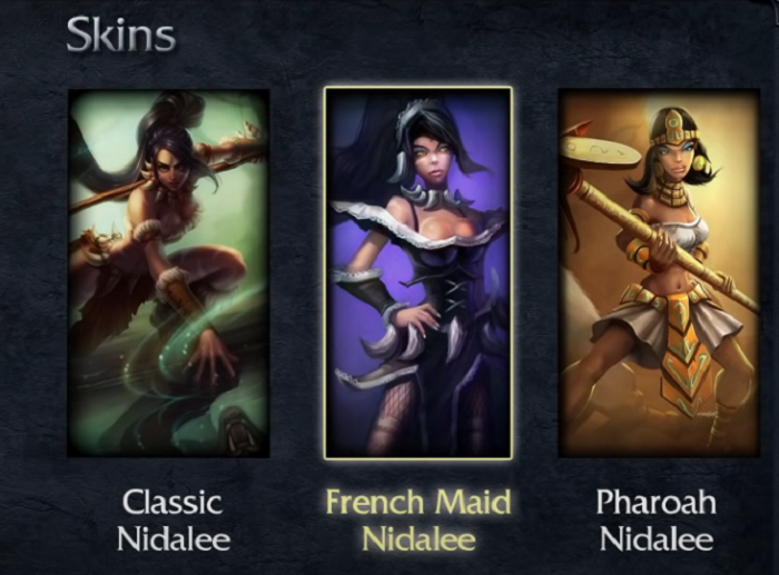Nidalee adalah champion berasal dari game LoL yang menggunakan senjata.
