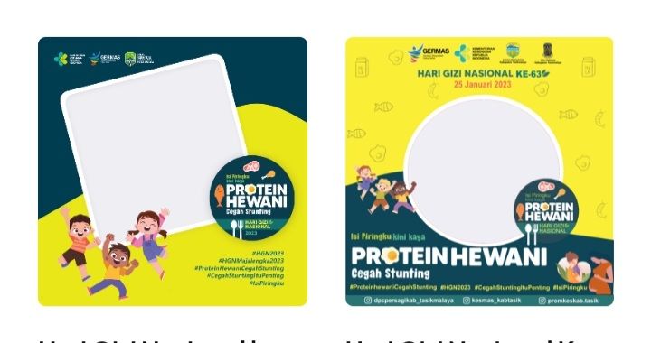 13 Twibbon Hari Gizi Nasional 2023 Terpopuler untuk Semarakan Perayaan HGN Ke- 63