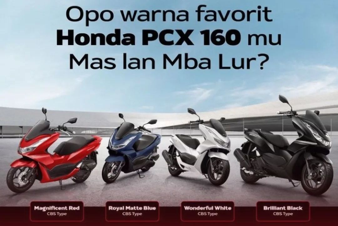 New Honda PCX 160 Semakin Premium! AHM Indonesia Kenalkan Varian Warna Baru, Cek Harga 2023