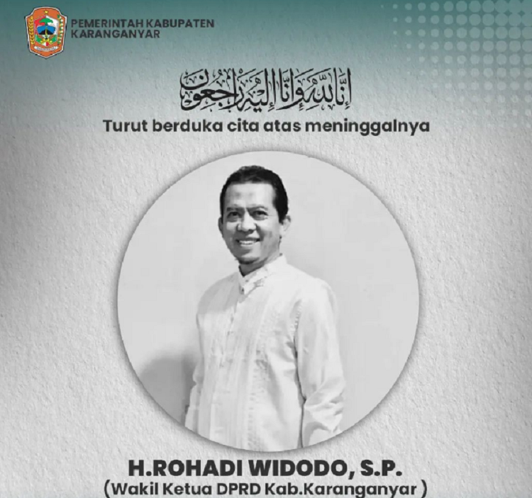 Biodata Rohadi Widodo mantan wakil Bupati Karanganyar tutup usia tadi malam, ini profil dan perjalanan karier di dunia politik.