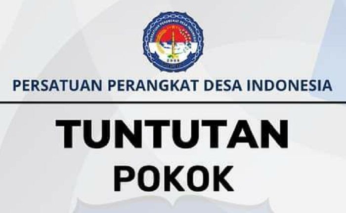 Tuntutan pokok dari Silaturahmi Nasional Persatuan Perangkat Desa Indonesia (PPDI) di depan Gedung DPR RI hari ini 25 Januari 2023.