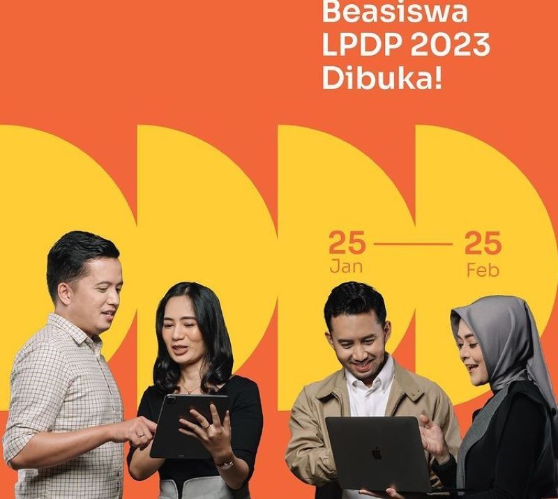 Beasiswa LPDP tahap 1 yang di buka pada 25 Januari. / instagram@lpdp_ri