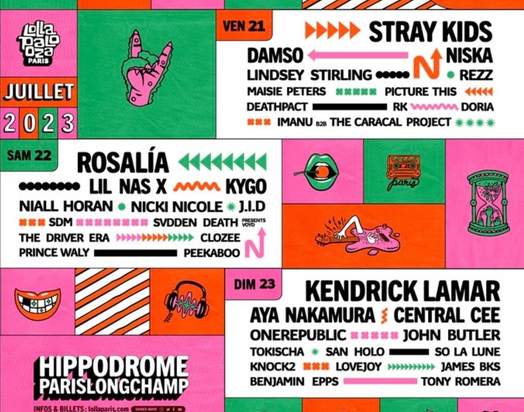 Stray Kids Jadi Penampil Utama Lollapalooza Paris 2023, Lineup Lainnya Ada Kendrick Lamar Hingga OneRepublic/