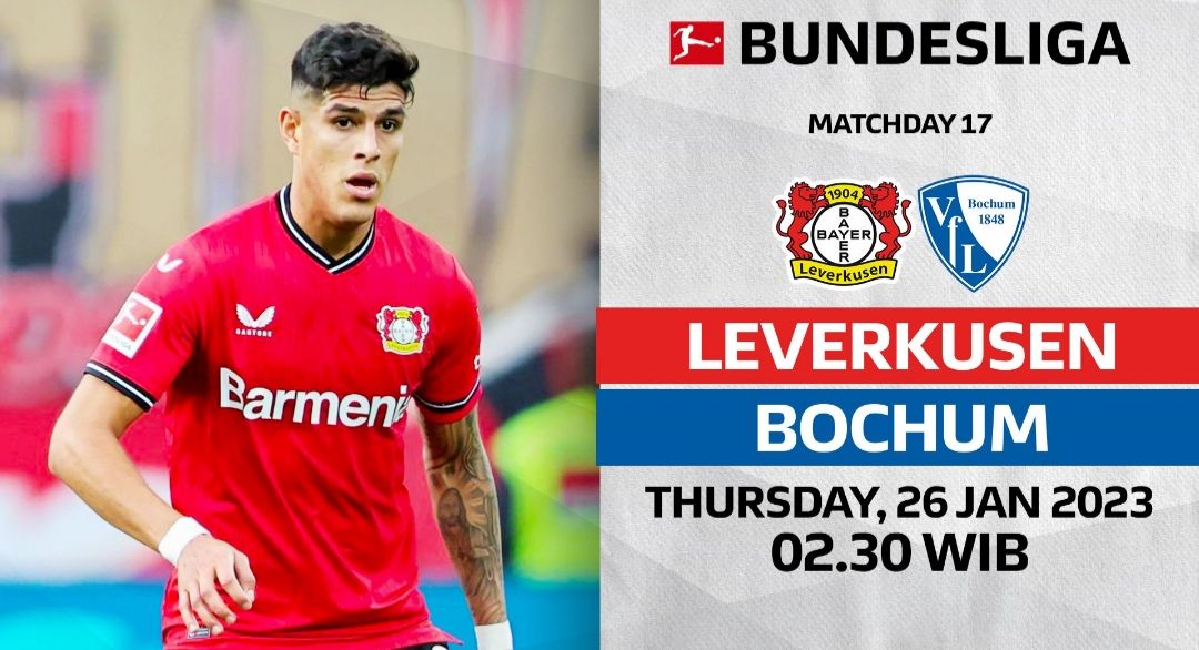 Prediksi Skor Leverkusen vs VfL Bochum di Bundesliga, Berita Tim, Susunan Pemain dan Head to Head/