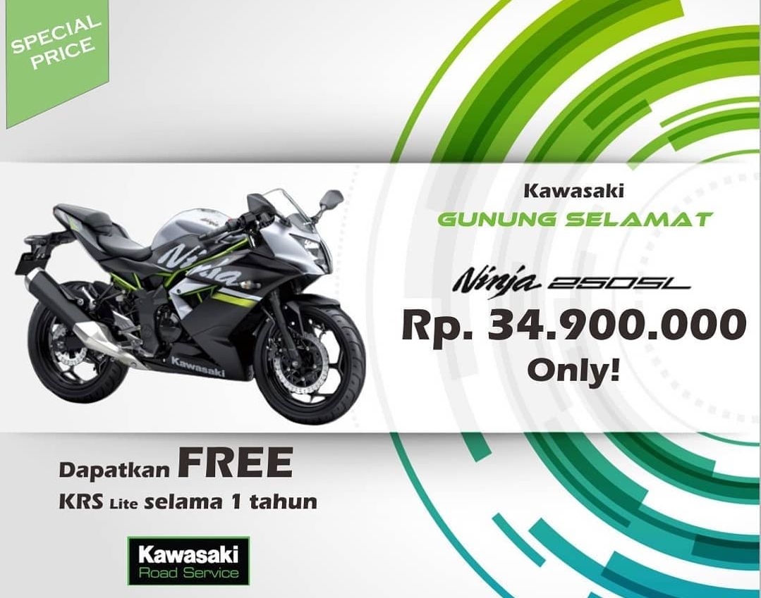 Harga Kawasaki Ninja 250 SL Setara Honda CBR150R dan Yamaha R15 di Indonesia! Cek Spesifikasinya