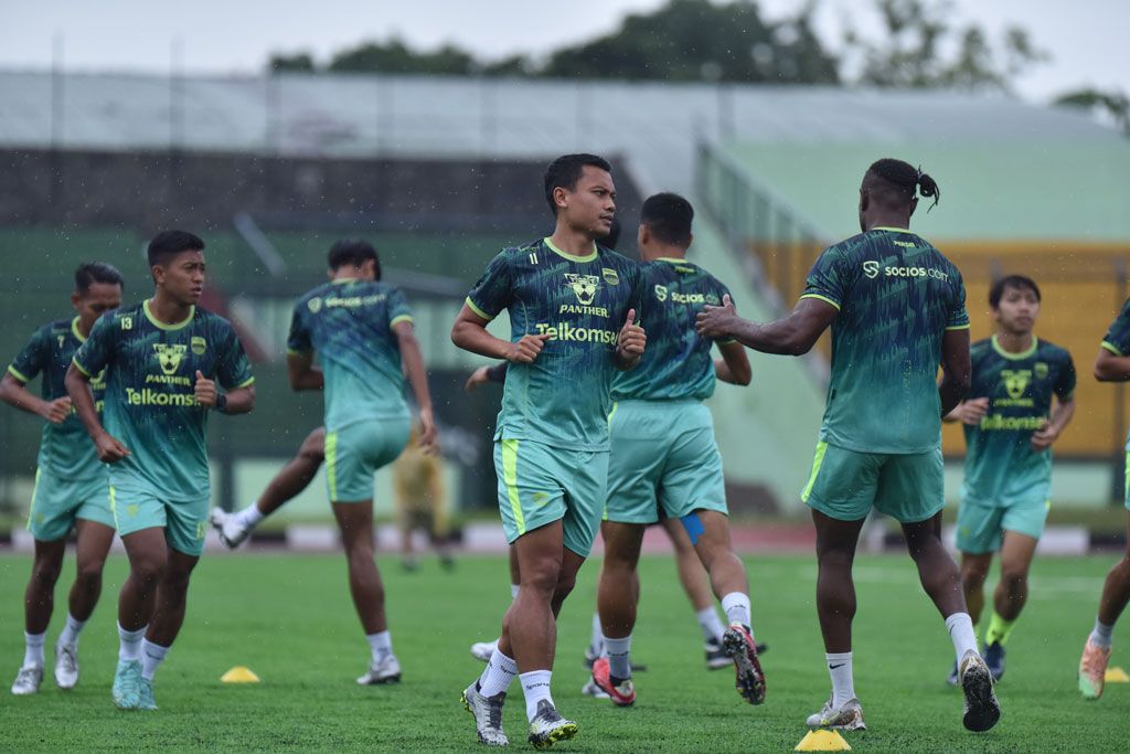 Persib lakukan latihan akhir di Bandung jelang melawan Borneo FC pada Kamis 26 Januari 2023 di Stadion Pakansari, Kabupaten Bogor.