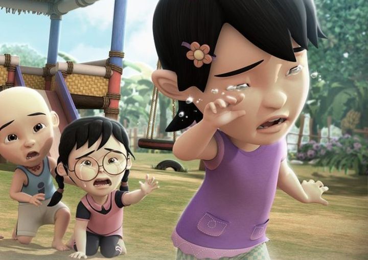 Ilustrasi Upin dan Ipin di jadwal acara MNCTV hari ini