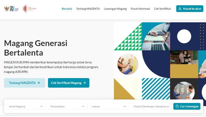 4 jenis program MAGENTA BUMN, beserta ketentuannya./Screenshot magenta.fhcibumn.com