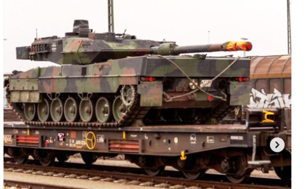 Tampilan Tank Leopard 2 yang akan dikirim Jerman ke Ukraina, Rusia siapkan hadiah 1M unit pertama yang dihancurkan