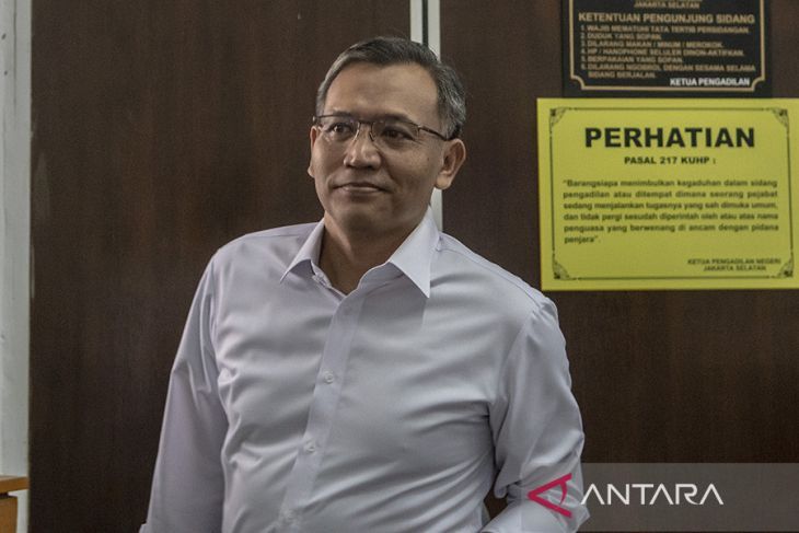 Agus Nurpatria, salah satu mantan anak buah Ferdy Sambo yang dituntut 3 Tahun Penjara dan dengan Rp 20 juta, di PN Jakarta Selatan, Jumat 27 Januari 2023