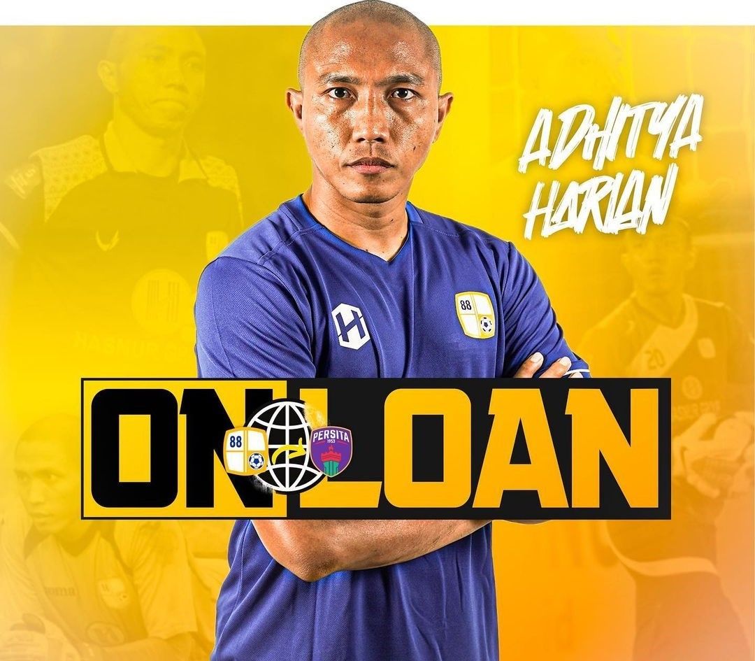 Penjaga gawang Barito Putra Adhitya Harlan resmi dipinjamkan ke Persita Tangerang