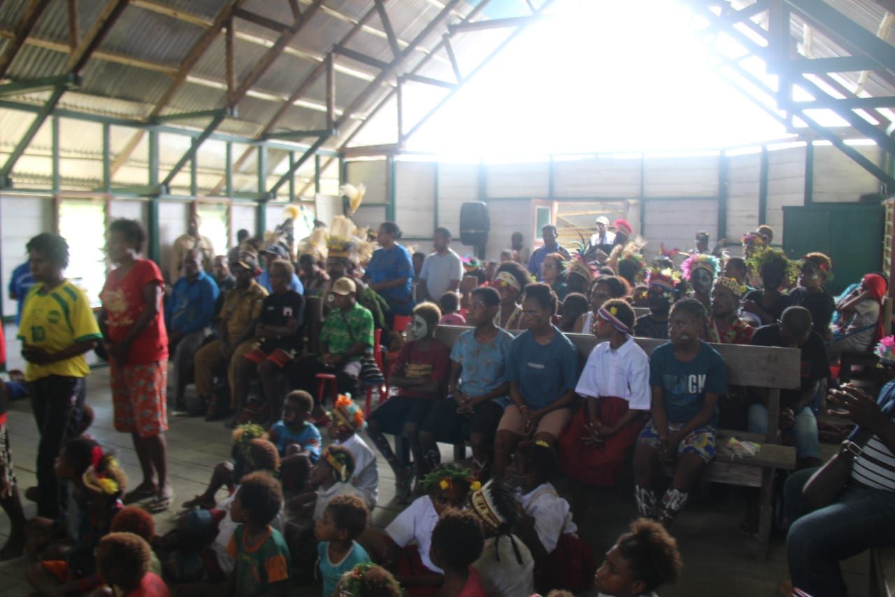 Suasana Perayaan Natal bersama Bupati Keerom di Kampung Towe