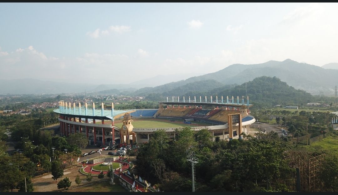 Stadion si Jalak Harupat, Soreang, Kabupaten Bandung, yang jadi salah satu venue pertandingan Piala Dunia U-20