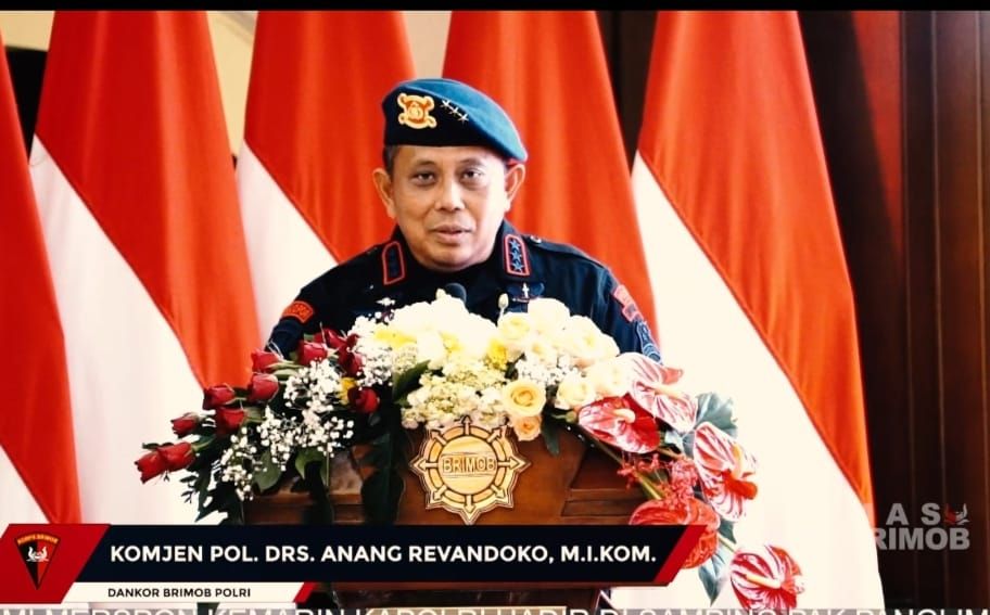 Komandan Korps (Dankor) Brimob Polri Komjen Anang Revandoko