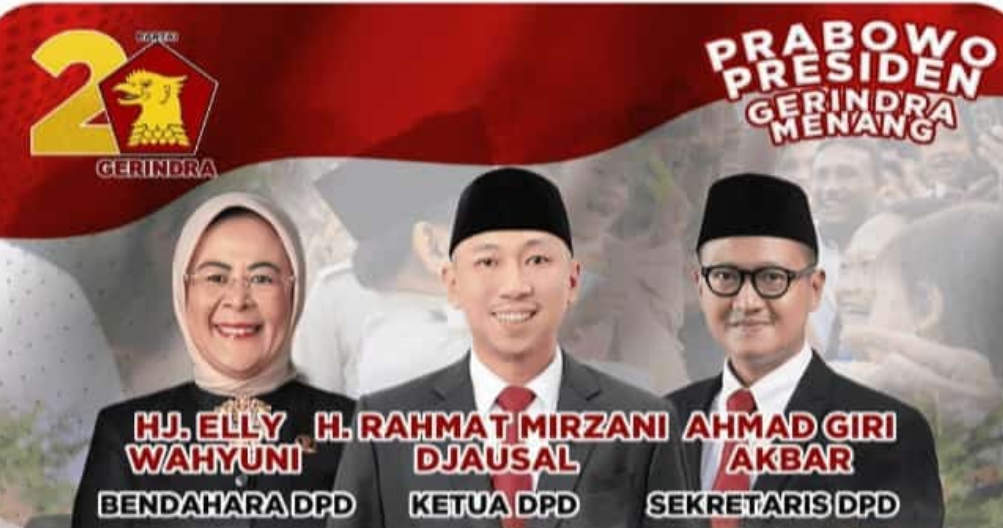 Partai Gerindra Provinsi Lampung bakal menggelar rakerda di Graha Wangsa, Senin, 30 Januari 2023