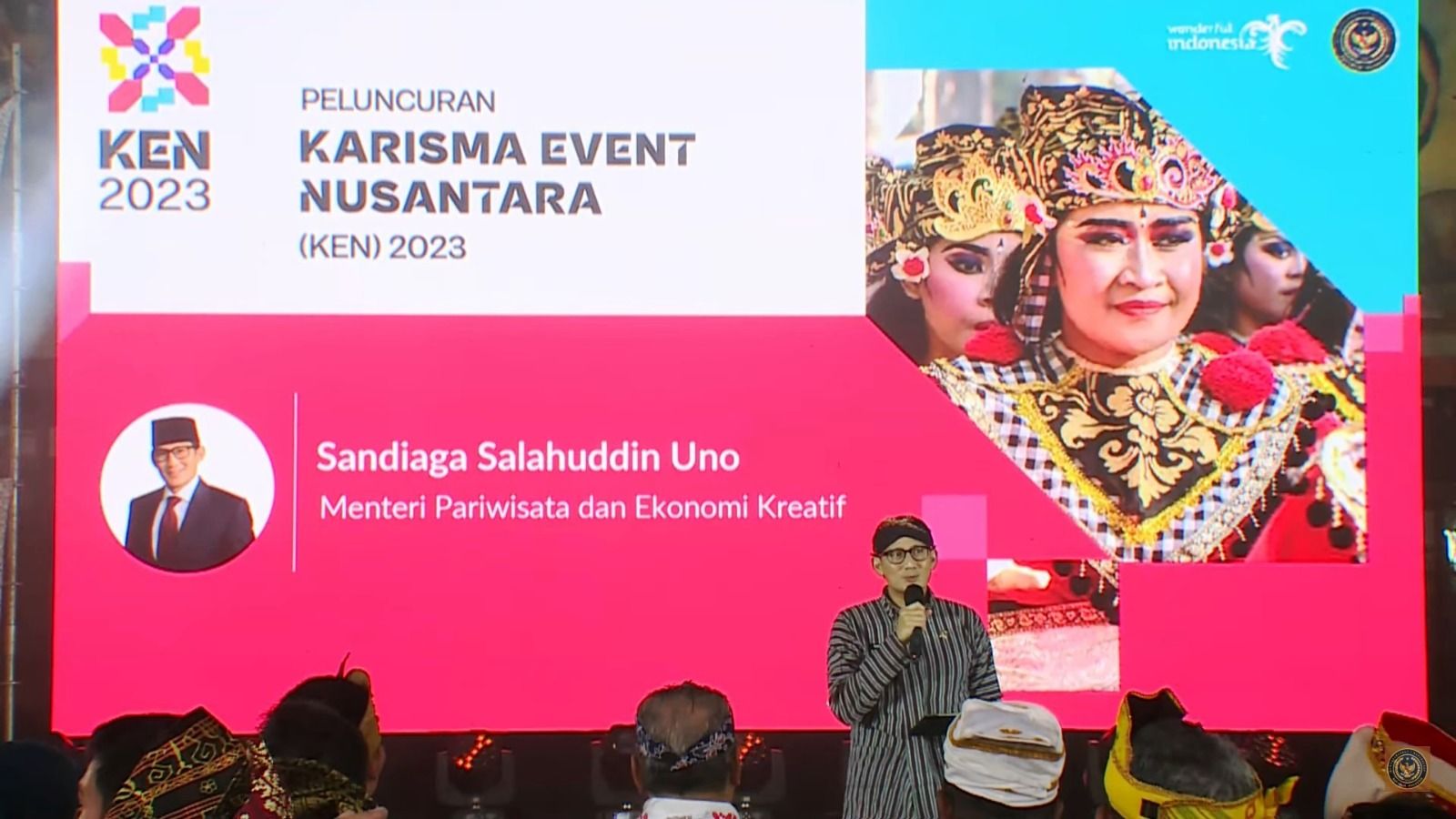 Menteri Pariwisata dan Ekonomi Kreatif, Sandiaga Uno.
