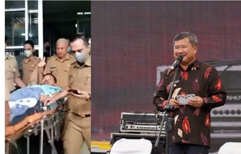 Bupati Garut Rudy Gunawan dilarikan ke Rumah Sakit Santosa Bandung, Senin 30 Januari 2023