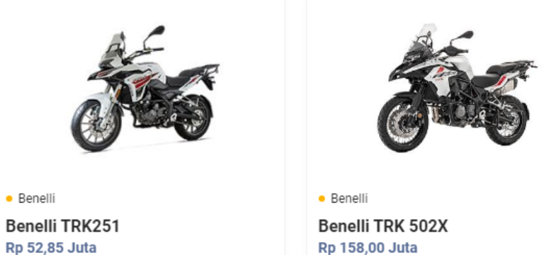 Dual Sport Benelli TRK 2023