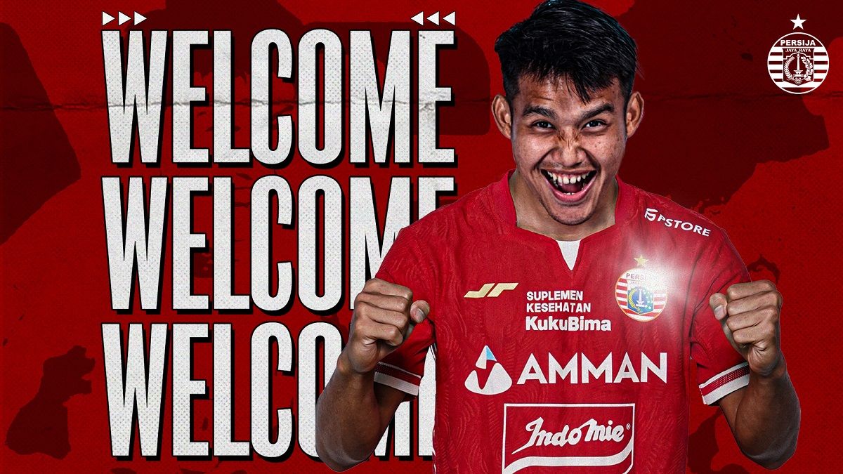 Pemain Timnas Indonesia Witan Sulaeman resmi diperkenalkan sebagai pemain baru Persija Jakarta.