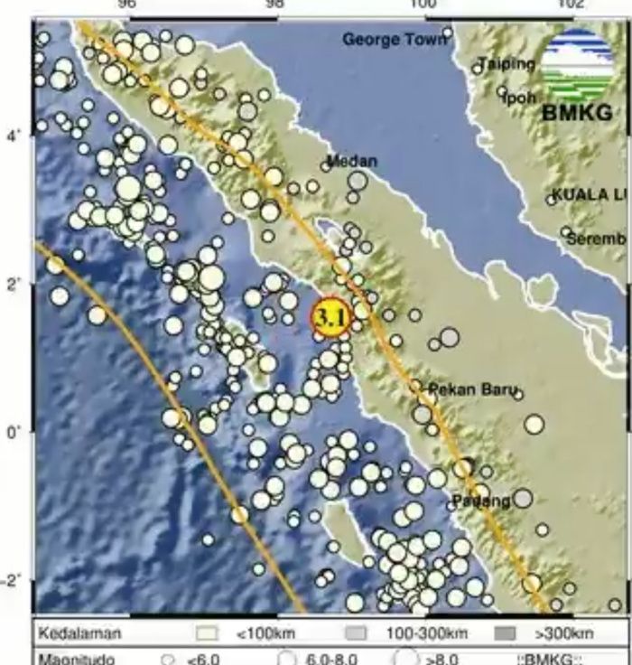 Baca Info Gempa Bumi hari ini: Tapanuli Tengah Sumatera Utara (Sumut).