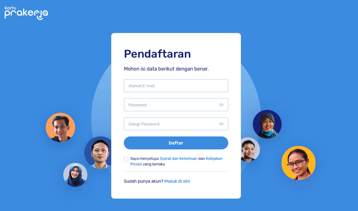 Daftar akun Kartu Prakerja 2023 untuk ikut seleksi gelombang 48 di prakerja.go.id.