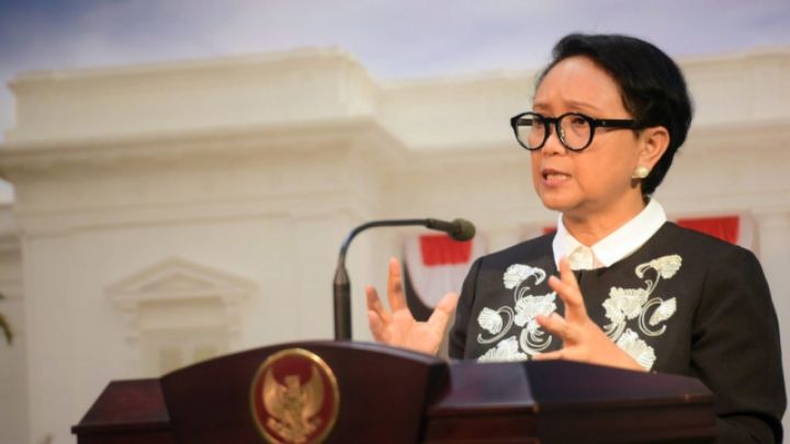 Menteri Luar Negeri Republik Indonesia (Menlu RI) Retno Marsudi