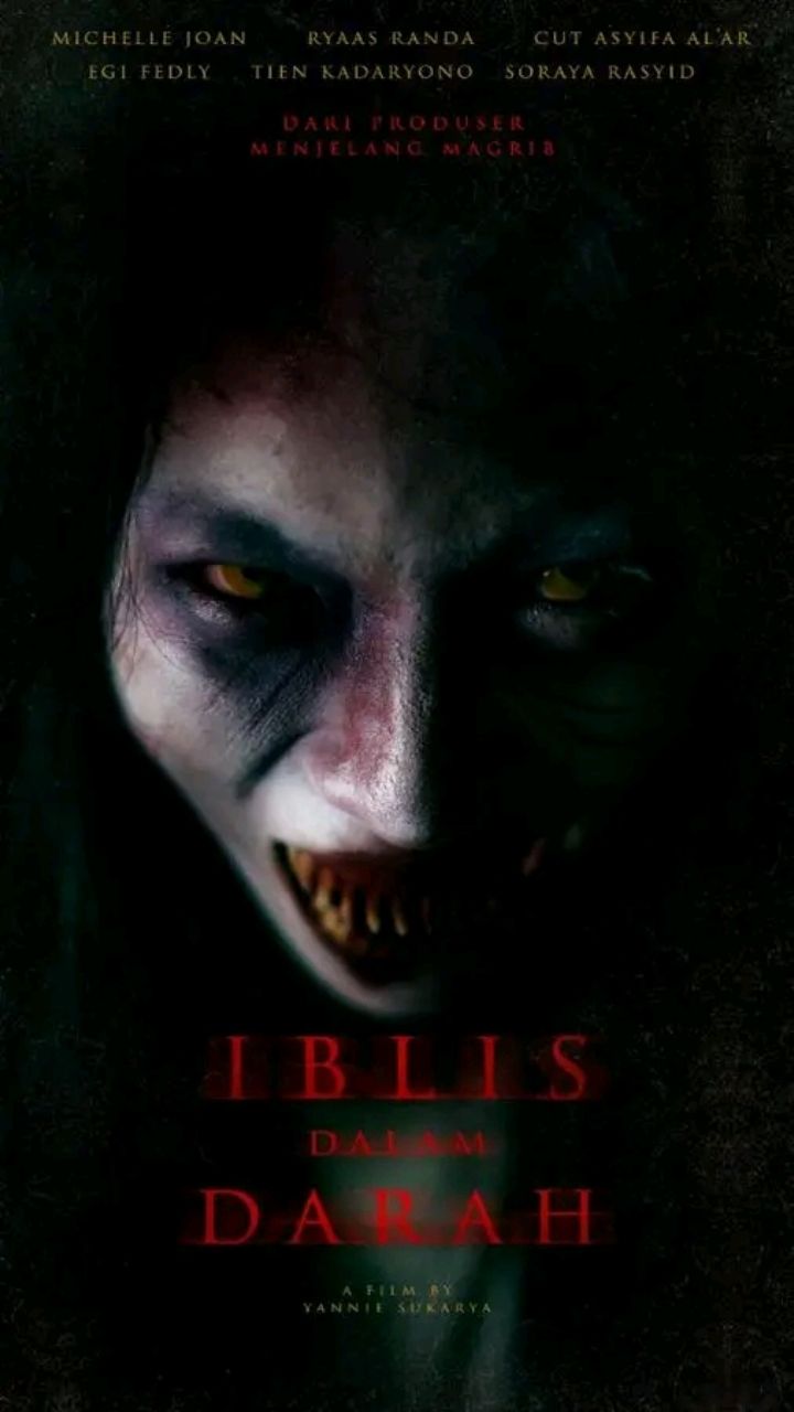 Teaser Poster Iblis Dalam Darah, Perlihatkan sosok iblis mengerikan