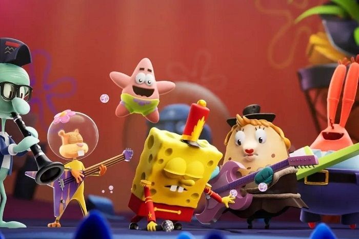 SpongeBob SquarePants: The Cosmic Shake game adaptasi dari animasi SpongeBob SquarePants./Ig @purplelampofficial