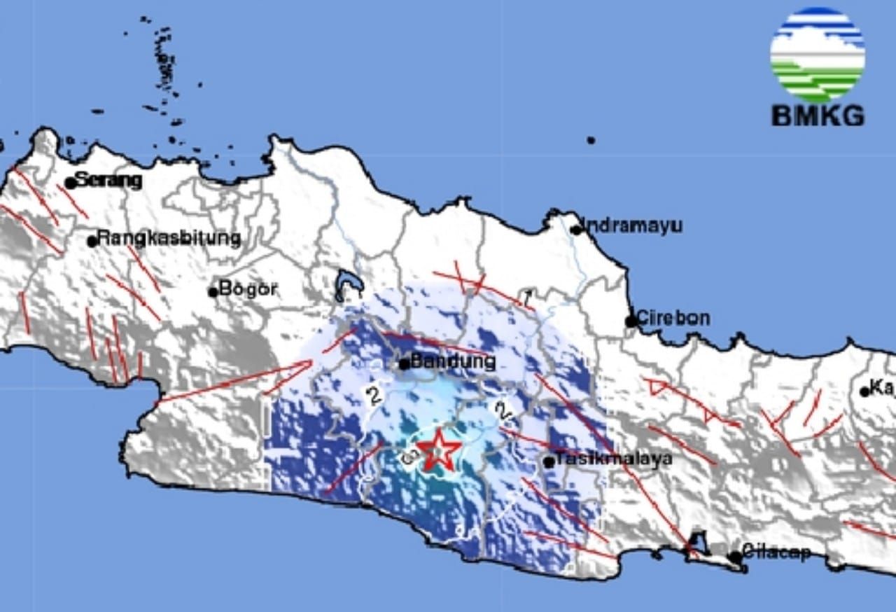 INFO GEMPA TERKINI Barusan 2 Menit Lalu Gempa Besar Guncang Bandung dan Garut Jabar Malam Ini 1 Februari 2023