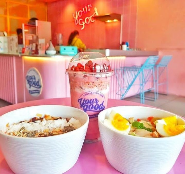 Yourgood Smoothies Bar merupakan salah satu tempat instagramable yang bisa kamu kunjungi di Bandung./Tangkapan layar Instagram @keluyuranaja