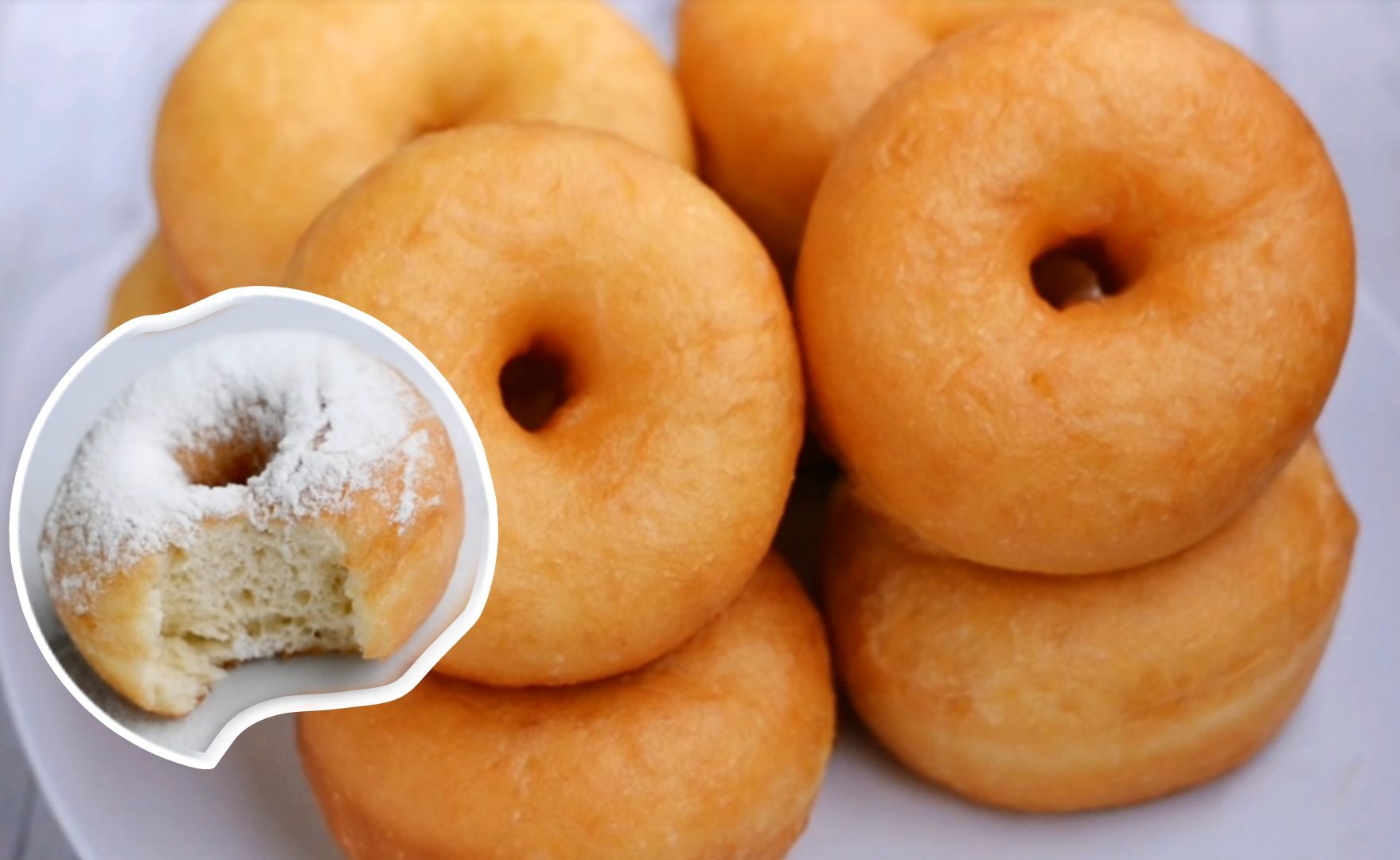 Resep cemilan donat empuk cuma enam bahan
