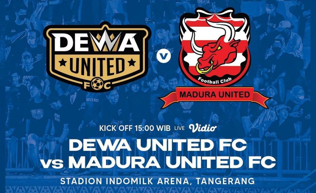 Link Live Streaming Dewa United vs Madura United BRI Liga 1 2022 hari ini, Kamis, 2 Februari 2023 hanya tayang di TV online ini.