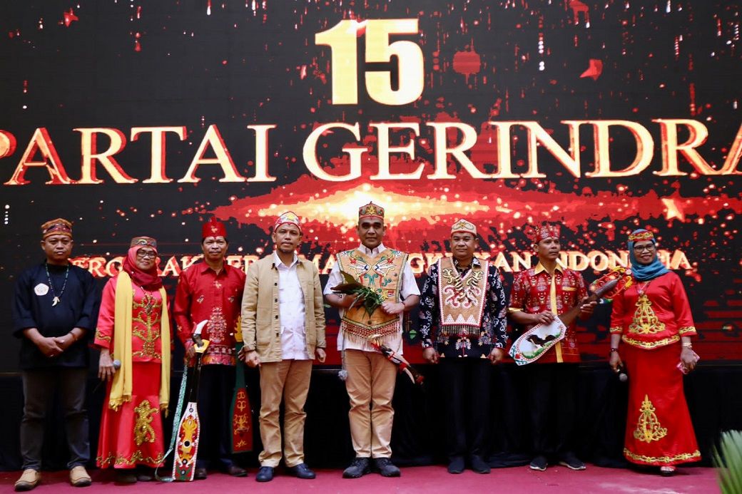 Rangkaian HUT ke-15 Partai Gerindra di Kota Palangkaraya, Provinsi Kalimantan Tengah. Foto: Gerindra