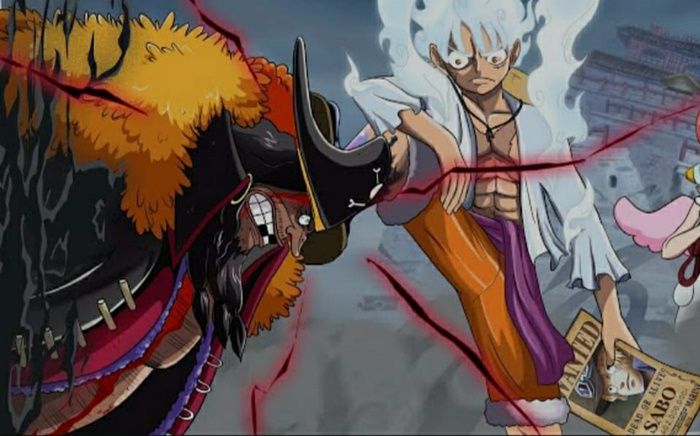 Pertarungan Dahsyat Terjadi, Kurohige Diserang oleh Luffy Hingga Memuntahkan Darah di Beehive