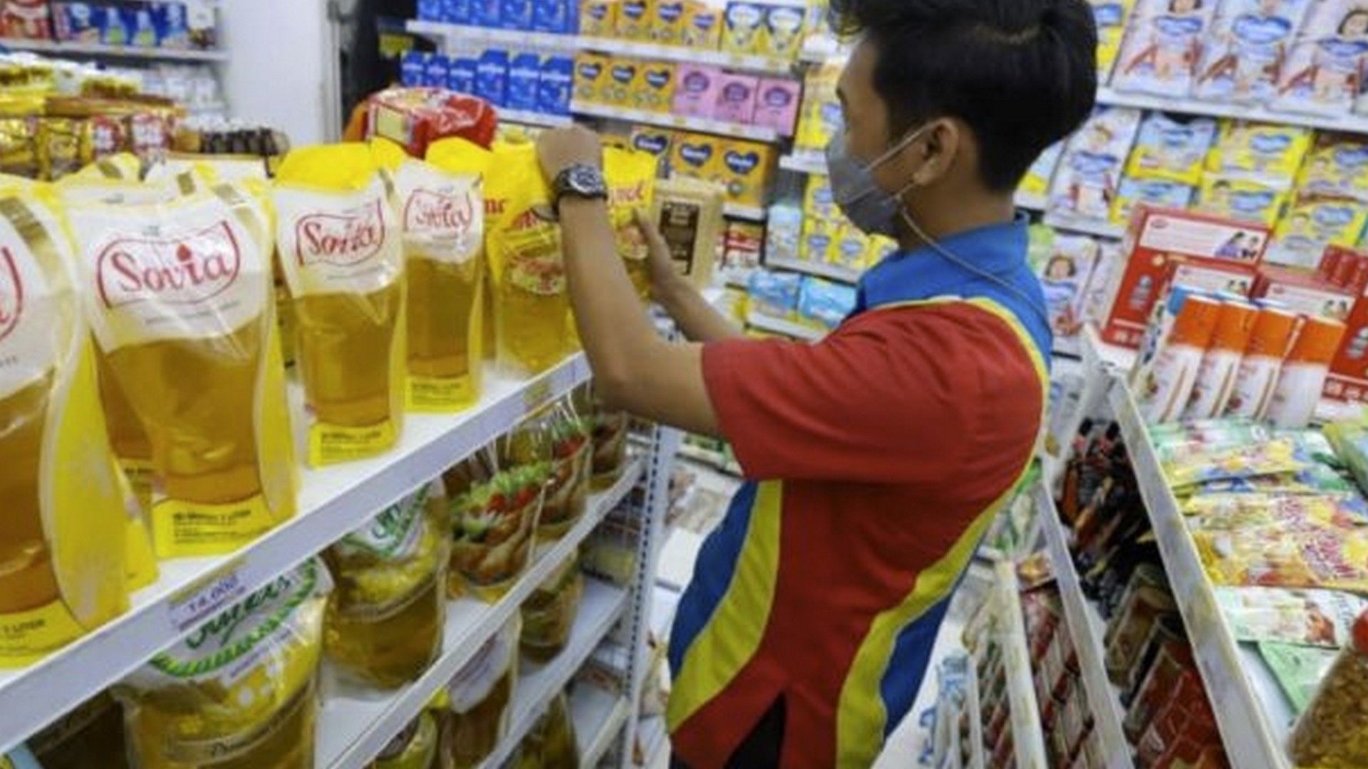 Ilustrasi Minyak Goreng/Tangkapan Layar/Indomaret
