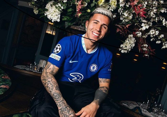 Rekrutan baru Chelsea asal Argentina, Enzo Fernandez.