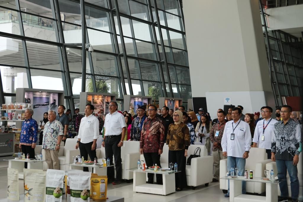 Bazar UMKM Khas Babel di Booth Bangga Buatan Indonesia Terminal 3 Bandara Soekarno Hatta