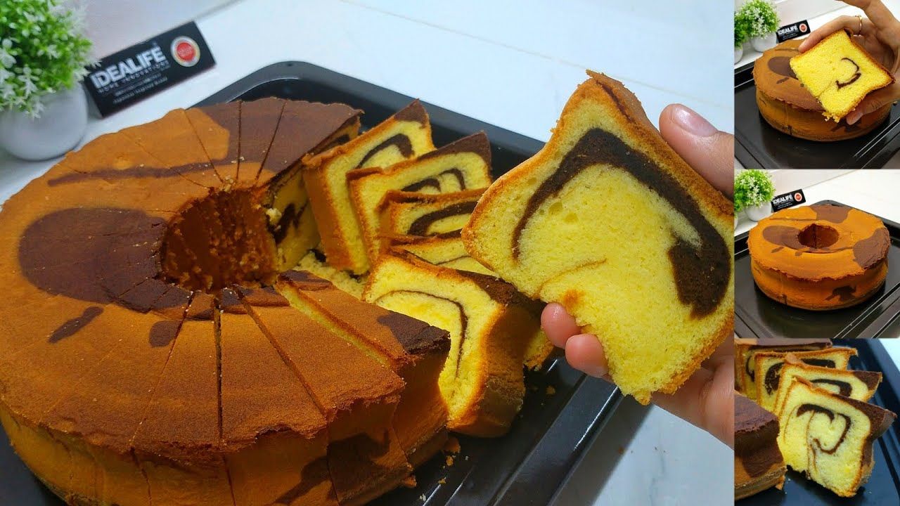 Resep bolu marmer yang super menul, inspirasi usaha rumahan yang datangkan untung berlipat.