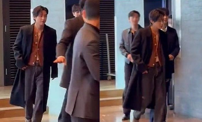 Tampilan terbaru V BTS, mengundang perbincangan ARMY di internet.*  