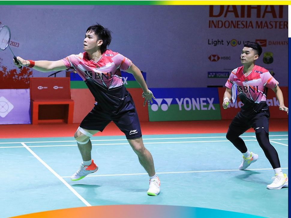 Ilustrasi - Link live streaming badminton Thailand Master 2023 semifinal hari ini di iNews TV, jam tayang siaran langsung Wakil Indonesia Leo/Daniel.