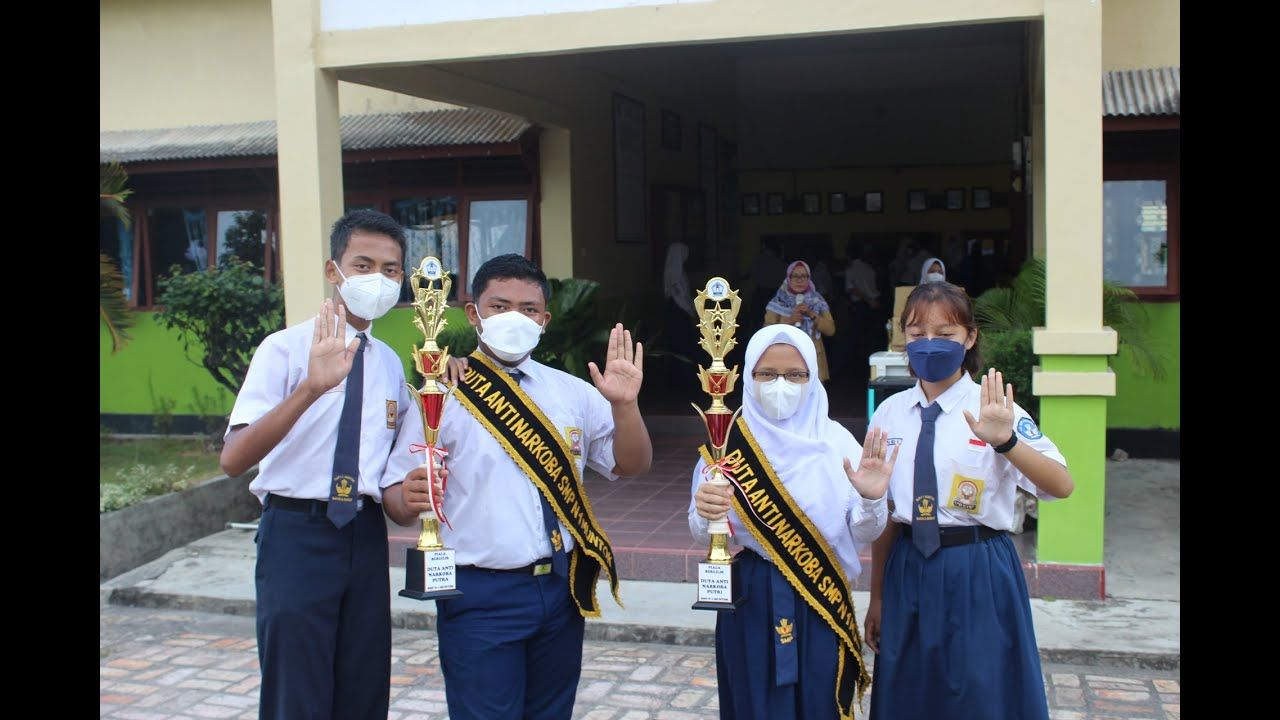 SMP terbaik di Kabupaten Bangka Barat Bangka Belitung nilai Kemendikdub./Tangkapan layar sekolah Youtube.com/SMPNSA MUNTOK